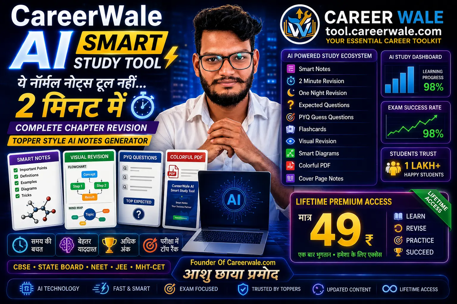 CareerWale AI Smart Study Tool